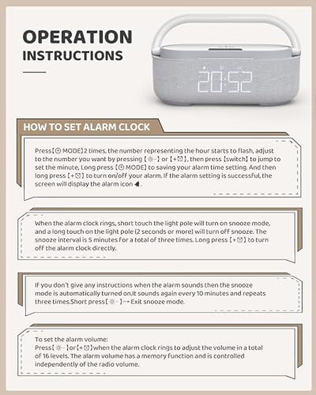 COLSUR Alarm Clock Radio Review A Versatile Morning Companion