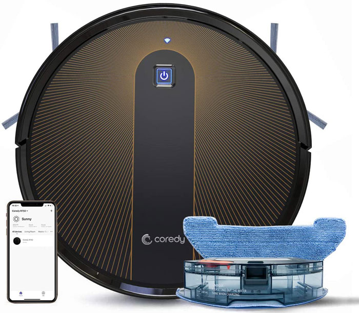 Coredy R750 3 in 1 Robot Vacuum - Product