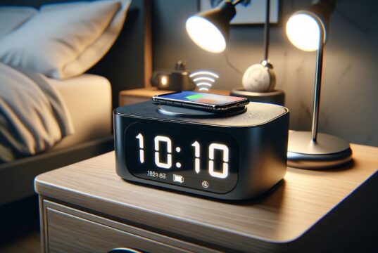 Smart Alarm Clocks That Charge Your Phone As You Sleep Wireless smart phone alarm charger