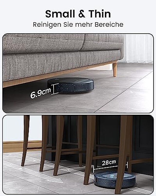 Lefant Robot Aspirateur M3L - 10000Pa, WiFi 2.4G/5G, 220 Min Autonomie, Neuf